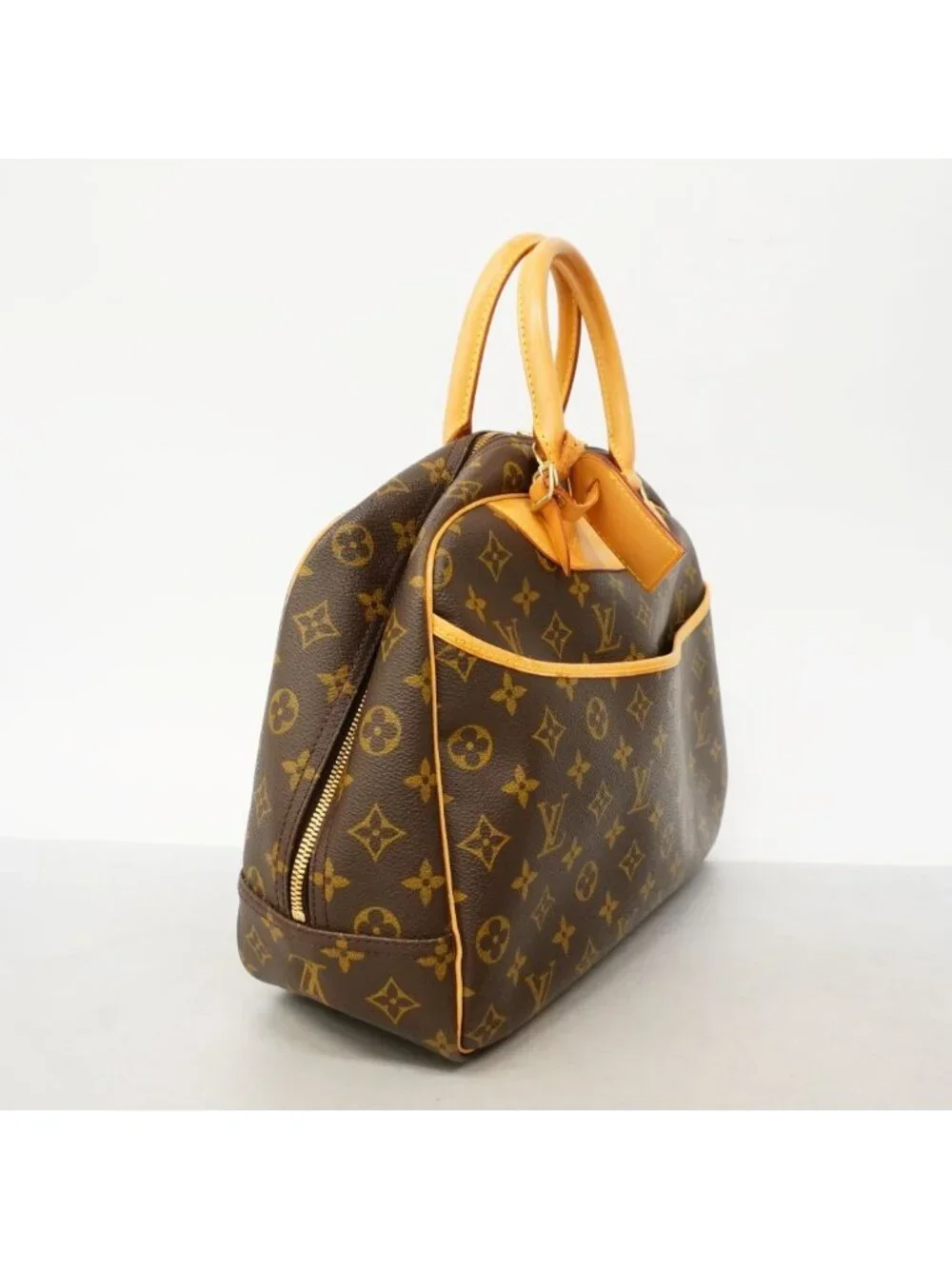 Louis Vuitton Handbag Monogram Deauville Brown